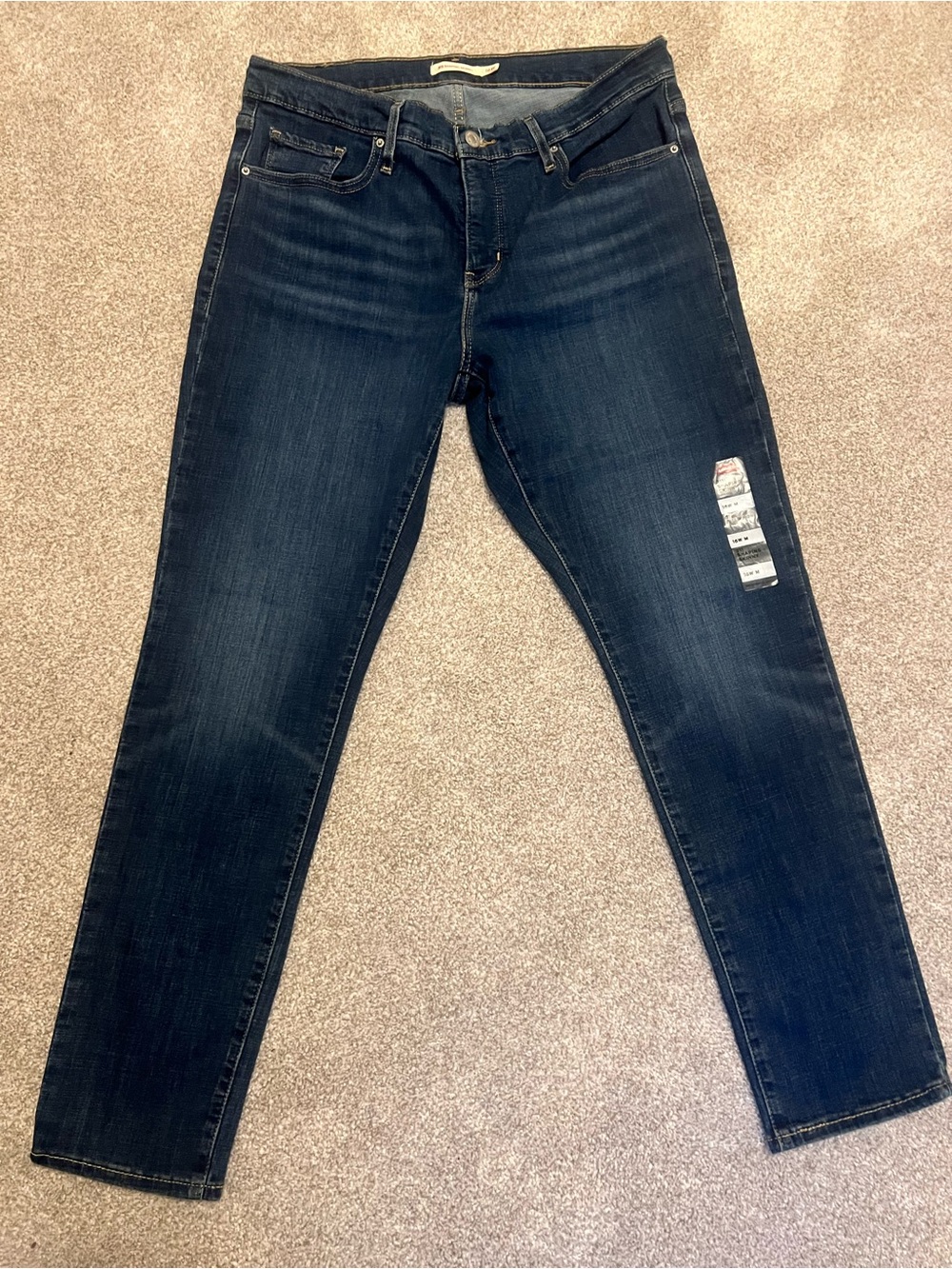 Women’s Levi Dark Blue Slim Fit Jeans